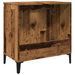 Armoire d'évier vieux bois 58x33x60 cm bois d'ingénierie - Photo n°7