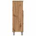 Armoire de bain chêne artisanal 30x30x95 cm bois d'ingénierie - Photo n°5