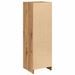 Armoire de bain chêne artisanal 30x30x95 cm bois d'ingénierie - Photo n°6