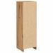 Armoire de bain chêne artisanal 30x30x95 cm bois d'ingénierie - Photo n°6