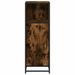 Armoire de bain chêne fumé 35x37,5x100cm bois d'ingénierie - Photo n°5