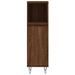 Armoire de bain chêne marron 30x30x100 cm bois d'ingénierie - Photo n°5