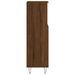 Armoire de bain chêne marron 30x30x100 cm bois d'ingénierie - Photo n°7