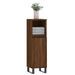 Armoire de bain chêne marron 30x30x100 cm bois d'ingénierie - Photo n°3