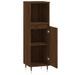 Armoire de bain chêne marron 30x30x100 cm bois d'ingénierie - Photo n°6