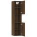 Armoire de bain Chêne marron 30x30x130 cm Bois d'ingénierie - Photo n°6