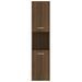 Armoire de bain Chêne marron 30x30x130 cm Bois d'ingénierie - Photo n°7