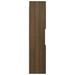 Armoire de bain Chêne marron 30x30x130 cm Bois d'ingénierie - Photo n°8