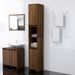 Armoire de bain Chêne marron 30x30x183,5 cm Bois d'ingénierie - Photo n°1