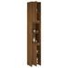 Armoire de bain Chêne marron 30x30x183,5 cm Bois d'ingénierie - Photo n°4