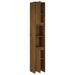 Armoire de bain Chêne marron 30x30x183,5 cm Bois d'ingénierie - Photo n°5