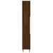 Armoire de bain chêne marron 30x30x190 cm bois d'ingénierie - Photo n°8