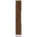 Armoire de bain chêne marron 30x30x190 cm bois d'ingénierie - Photo n°7