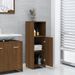 Armoire de bain Chêne marron 30x30x95 cm Bois d'ingénierie - Photo n°4