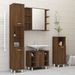 Armoire de bain Chêne marron 30x30x95 cm Bois d'ingénierie - Photo n°3