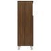 Armoire de bain Chêne marron 30x30x95 cm Bois d'ingénierie - Photo n°8