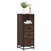 Armoire de bain chêne marron 35x37,5x100 cm bois d'ingénierie - Photo n°1