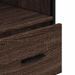 Armoire de bain chêne marron 35x37,5x100 cm bois d'ingénierie - Photo n°9