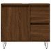 Armoire de bain chêne marron 65x33x60 cm bois d'ingénierie - Photo n°5