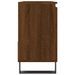 Armoire de bain chêne marron 65x33x60 cm bois d'ingénierie - Photo n°6