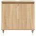 Armoire de bain chêne sonoma 58x33x60 cm bois d'ingénierie - Photo n°4