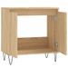 Armoire de bain chêne sonoma 58x33x60 cm bois d'ingénierie - Photo n°5