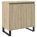 Armoire de bain chêne sonoma 58x33x60 cm bois d'ingénierie - Photo n°2