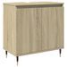 Armoire de bain chêne sonoma 58x33x60 cm bois d'ingénierie - Photo n°2