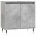 Armoire de bain gris béton 58x33x60 cm bois d'ingénierie - Photo n°2