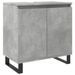 Armoire de bain gris béton 58x33x60 cm bois d'ingénierie - Photo n°2