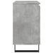 Armoire de bain gris béton 58x33x60 cm bois d'ingénierie - Photo n°5