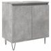 Armoire de bain gris béton 58x33x60 cm bois d'ingénierie - Photo n°2