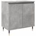 Armoire de bain gris béton 58x33x60 cm bois d'ingénierie - Photo n°2