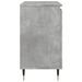 Armoire de bain gris béton 58x33x60 cm bois d'ingénierie - Photo n°5