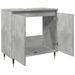 Armoire de bain gris béton 58x33x60 cm bois d'ingénierie - Photo n°7