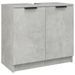 Armoire de bain Gris béton 64,5x33,5x59 cm Bois d'ingénierie - Photo n°2