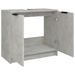 Armoire de bain Gris béton 64,5x33,5x59 cm Bois d'ingénierie - Photo n°9