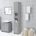 Armoire de bain Sonoma gris 30x30x183,5 cm Bois d'ingénierie - Photo n°6