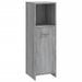 Armoire de bain Sonoma gris 30x30x95 cm Bois d'ingénierie - Photo n°2