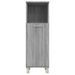 Armoire de bain Sonoma gris 30x30x95 cm Bois d'ingénierie - Photo n°7