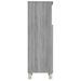 Armoire de bain Sonoma gris 30x30x95 cm Bois d'ingénierie - Photo n°8