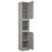 Armoire de bain Sonoma gris 32x34x188,5 cm Bois d'ingénierie - Photo n°8