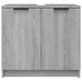 Armoire de bain Sonoma gris 64,5x33,5x59 cm Bois d'ingénierie - Photo n°7