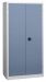 Armoire de bureau 2 portes gris et bleu Katu H 198 - Photo n°1