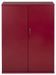 Armoire de bureau 2 portes métal rouge nacré Pucy - Photo n°1