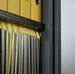 Armoire de bureau à rideaux noir 2 portes coulissantes Klass L 90 x H 100 x P 45 cm - Photo n°3