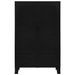 Armoire de bureau avec portes en maille Acier 75x40x120 cm Noir - Photo n°5