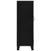 Armoire de bureau avec portes en maille Acier 75x40x120 cm Noir - Photo n°6