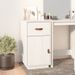 Armoire de bureau Blanc 40x50x75 cm Bois massif de pin - Photo n°1