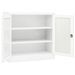 Armoire de bureau Blanc 90x40x90 cm Acier - Photo n°5